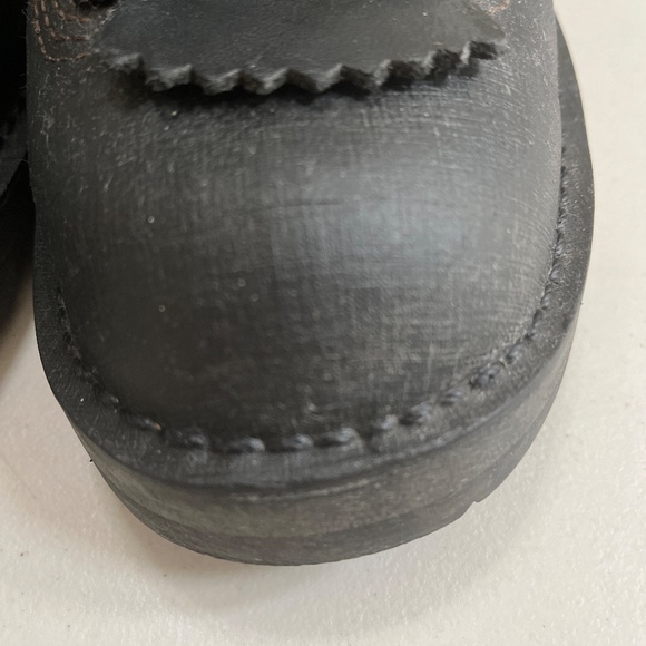 DANNER FLASHPOINT II Mens Black Boots Style 18100 12 Width EE Firefighters USA - Picture 5 of 9